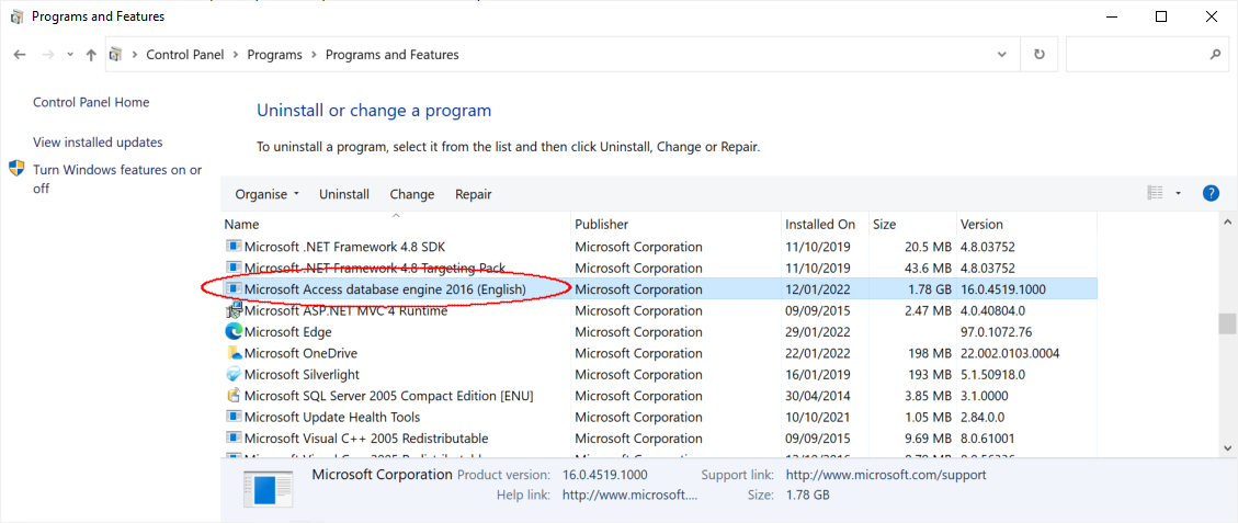 microsoft access database engine 2003 redistributable